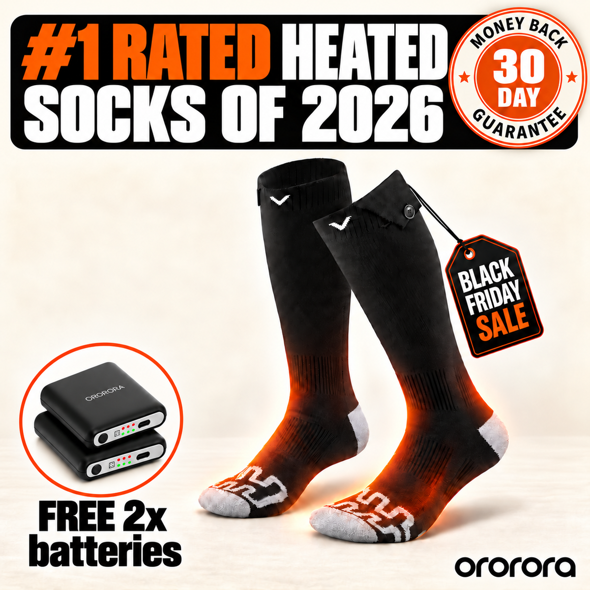 Ororora Heating Socks