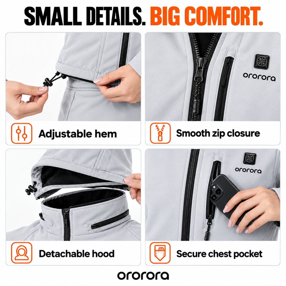 Ororora heated jacket